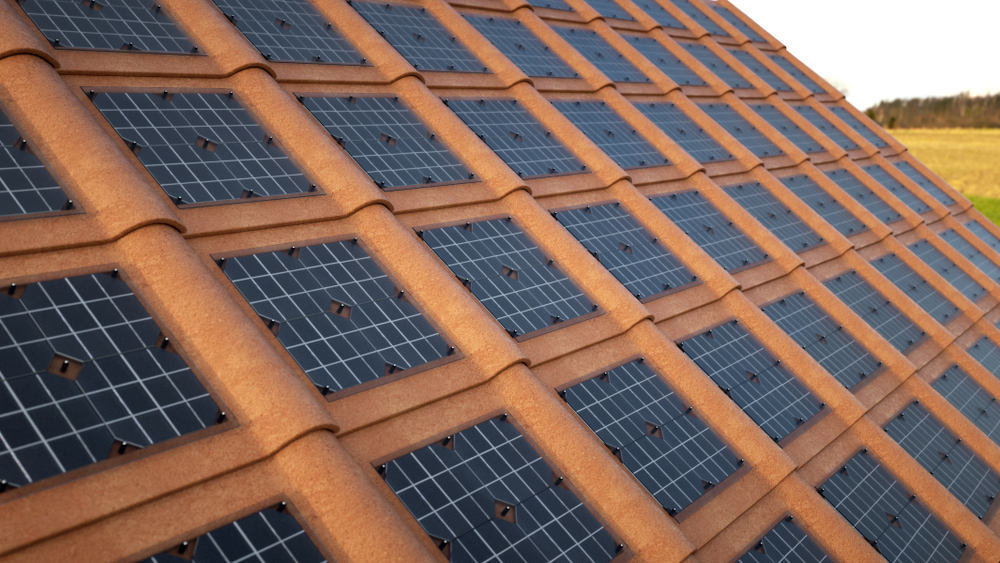 Immagine di tegole fotovoltaico