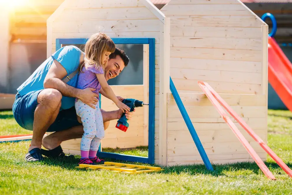 Immagine di bambini giardino