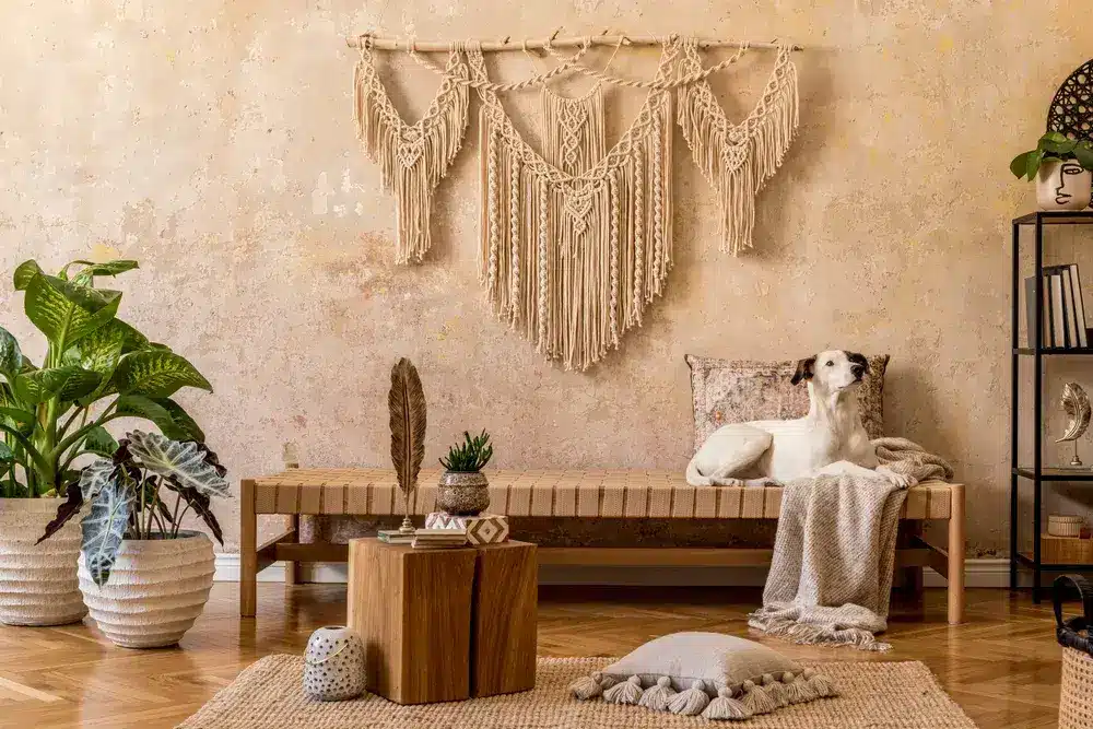 Immagine di macrame boho